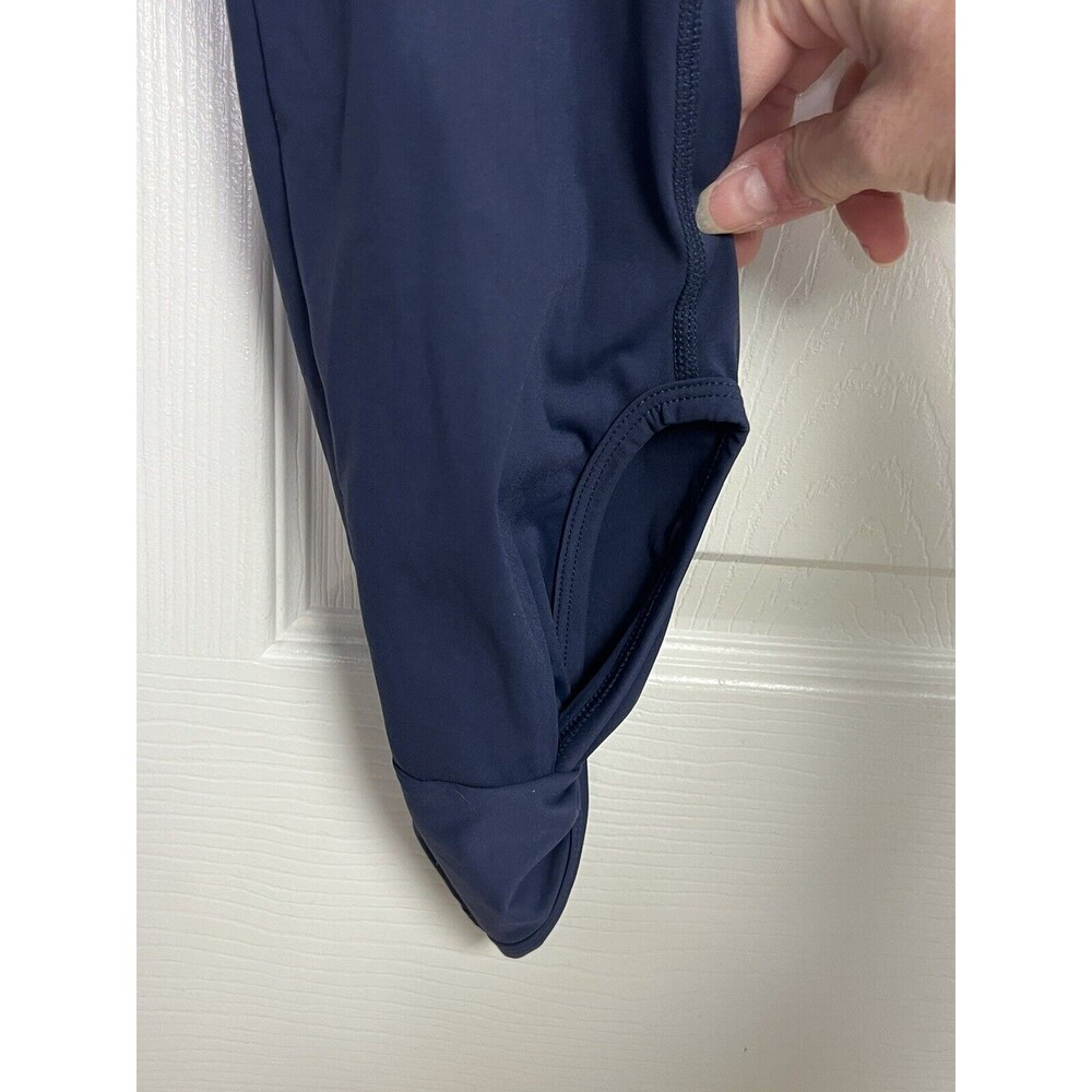 Whisper Women's Blue Indigo Pull On Leggings Small Pockets Ret. $92 Emory Mood - Picture 3 of 8
